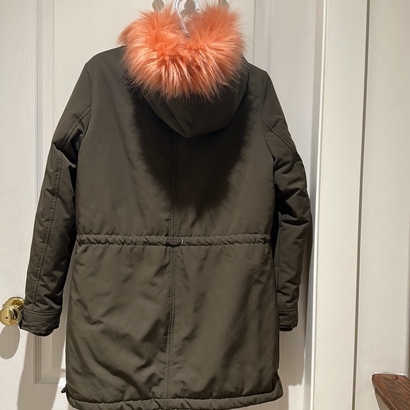 NEW Dex winter coat jacket parka dur lined pink faux fur - Picture 2 of 11